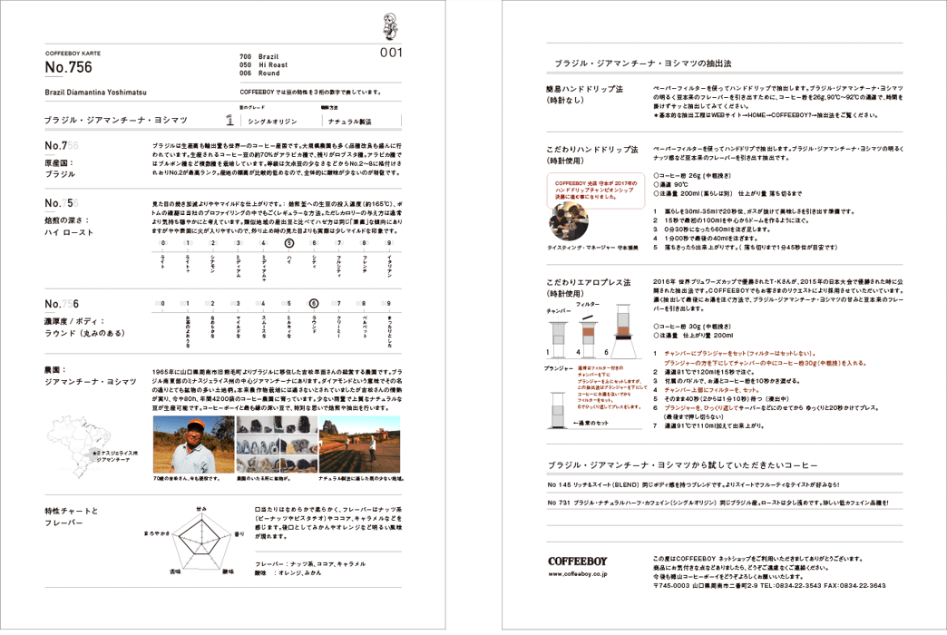 徳山コーヒーボーイ 山口県で自家焙煎コーヒー豆の直売とカフェを展開