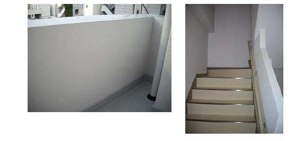 バルコニー 内階段