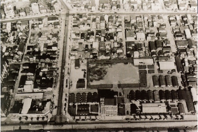 戦後の会場付近