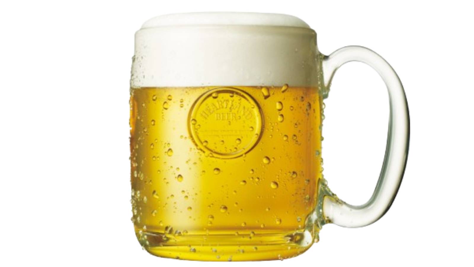 ジョッキに注いだ生ビール
