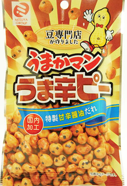 うまかマンのうま辛ピー 50g 袋 12袋入り 50g 袋 12袋入り の通販 豆屋