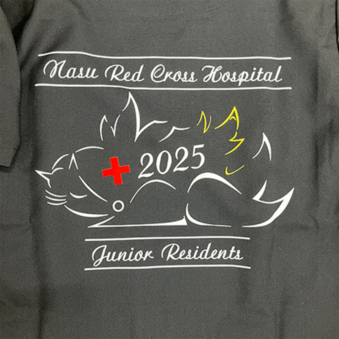 背中フルカラー転写プリントアップ