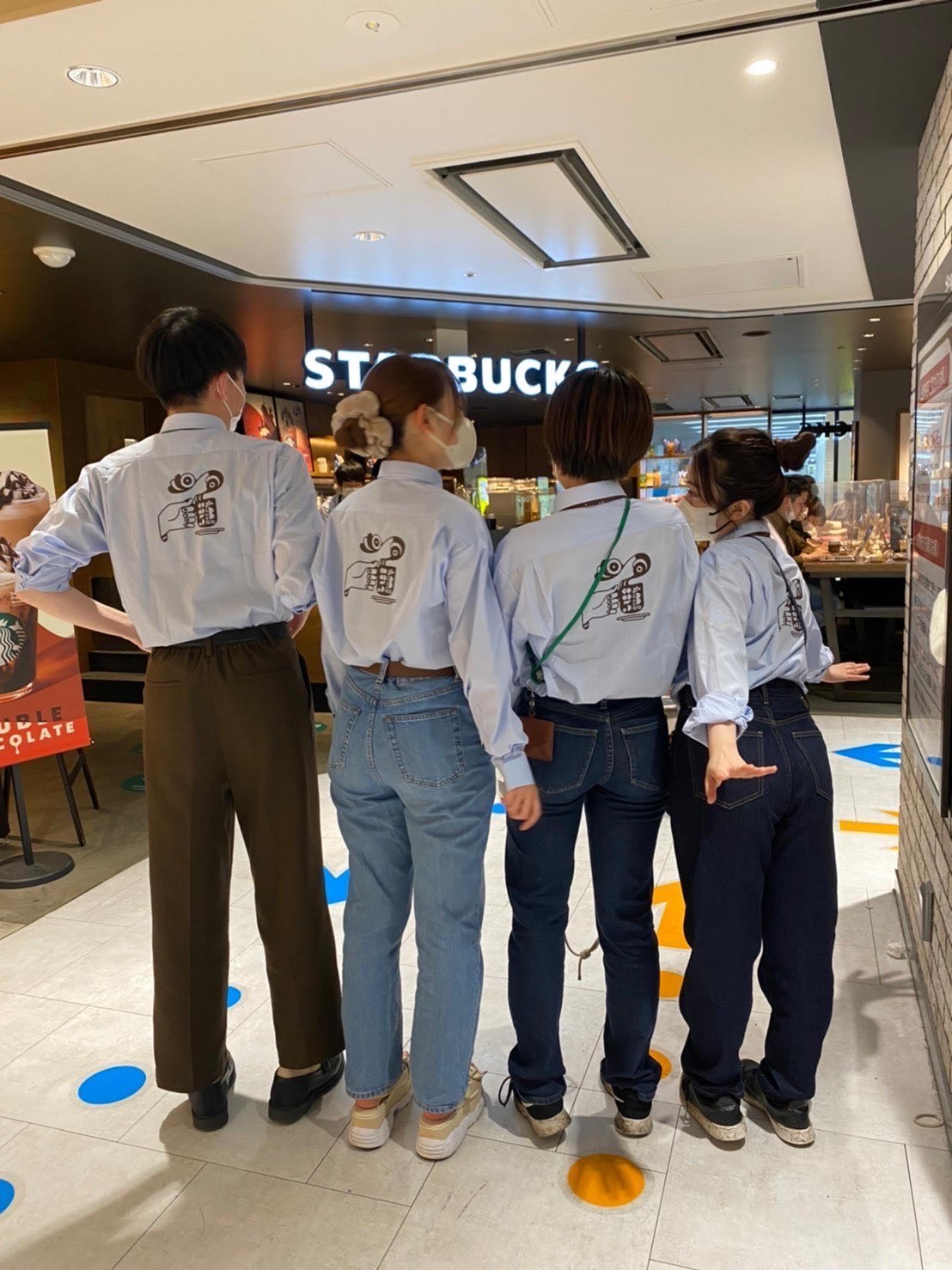 スターバックスコーヒージャパン様 周年記念シャツの背中プリント