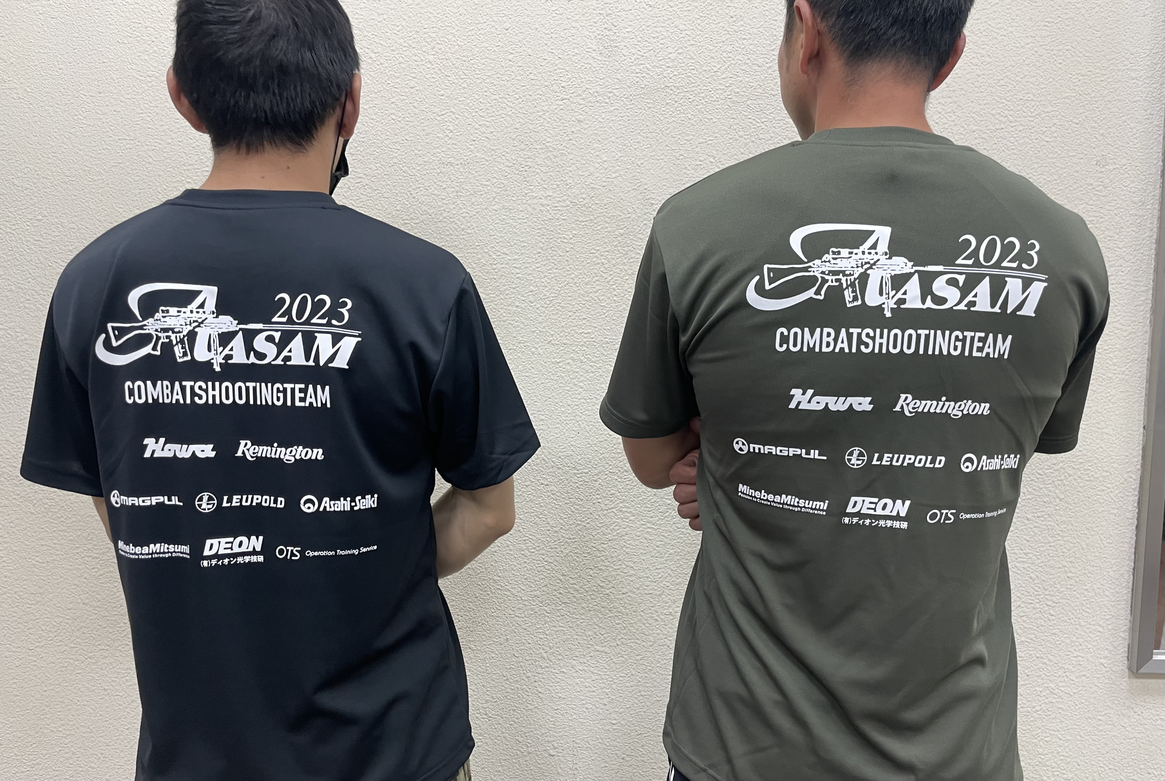 自衛隊の皆様 オリジナルシルクプリント加工入りTシャツ