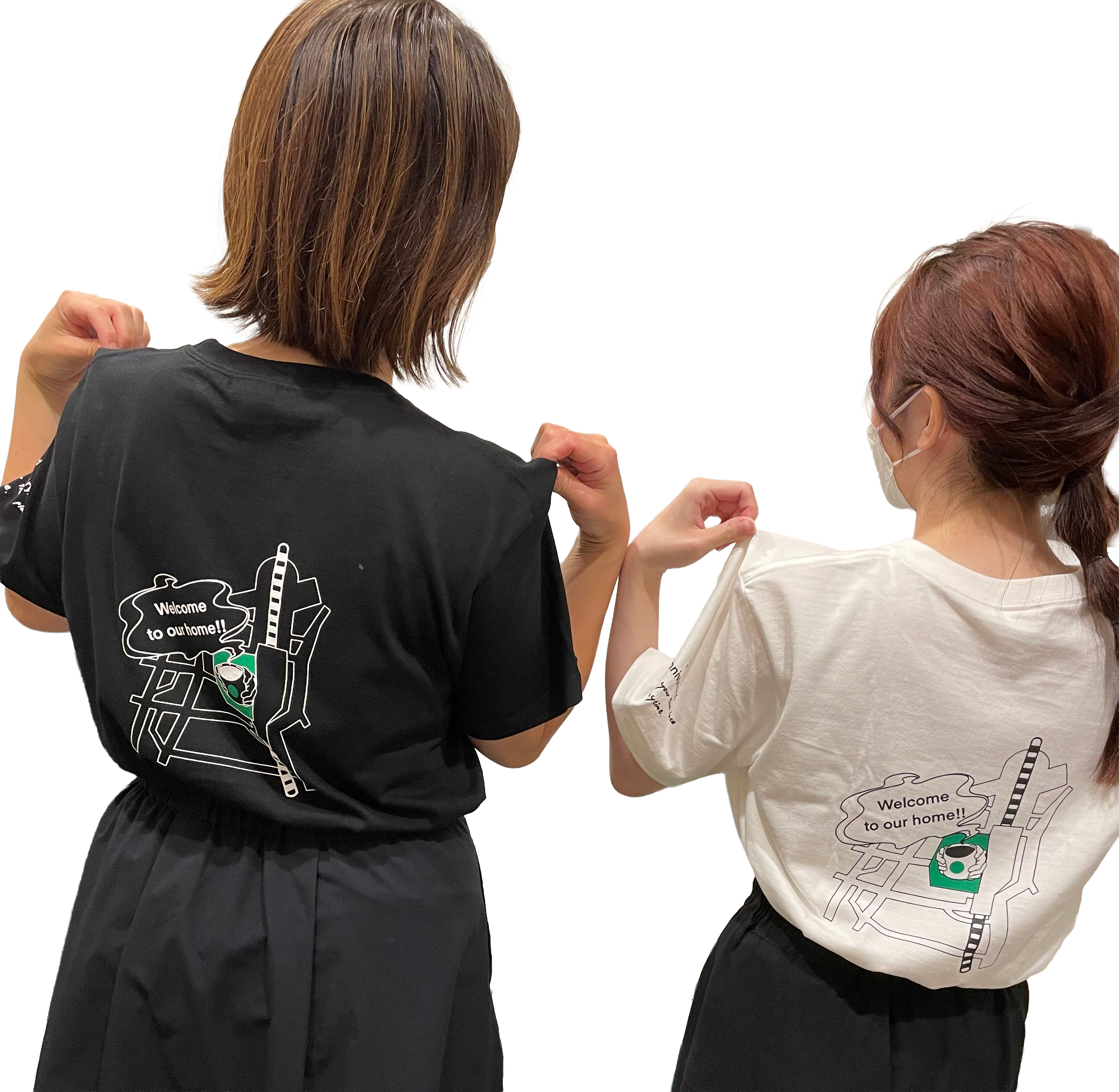 スターバックスコーヒージャパン様 周年記念Tシャツの背中プリント